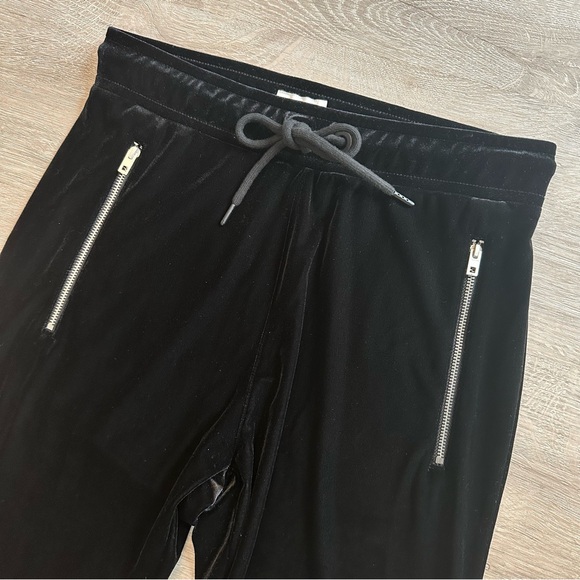 NWT Rag & Bone Black Velvet Zip Track Pant - Size XS - Picture 4 of 8